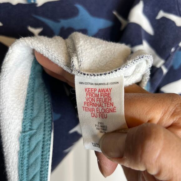 MINI BODEN 1/4 Zip Pullover 100% Cotton in Blue Shark Graphics Boys 11-12 Years - Picture 6 of 6